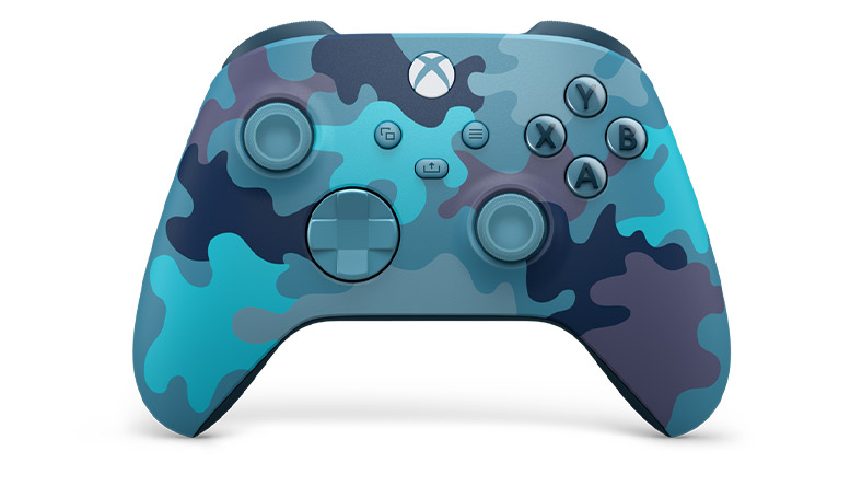 The Mineral Camo Special Edition Xbox Wireless Controller.