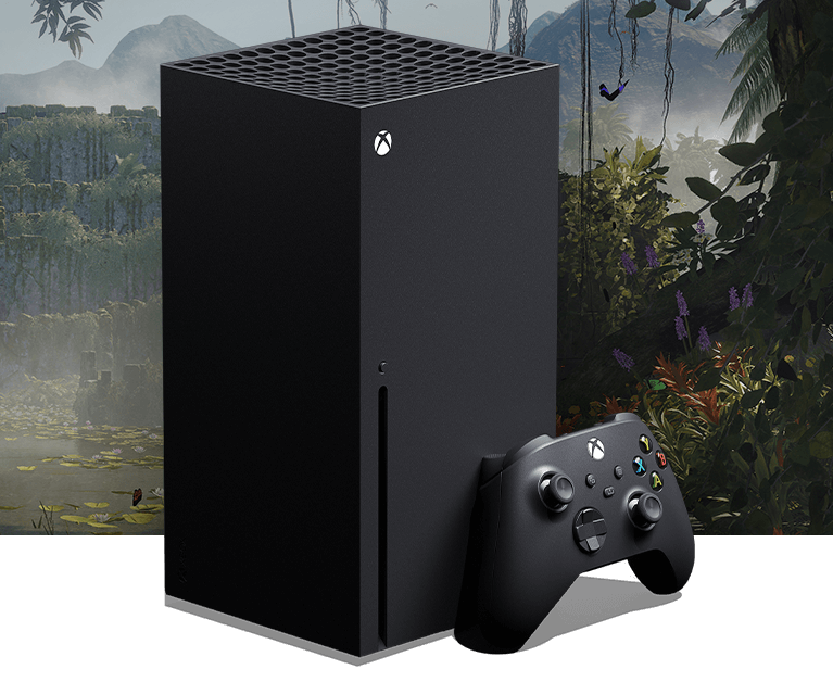 Xbox Series X console plus controller