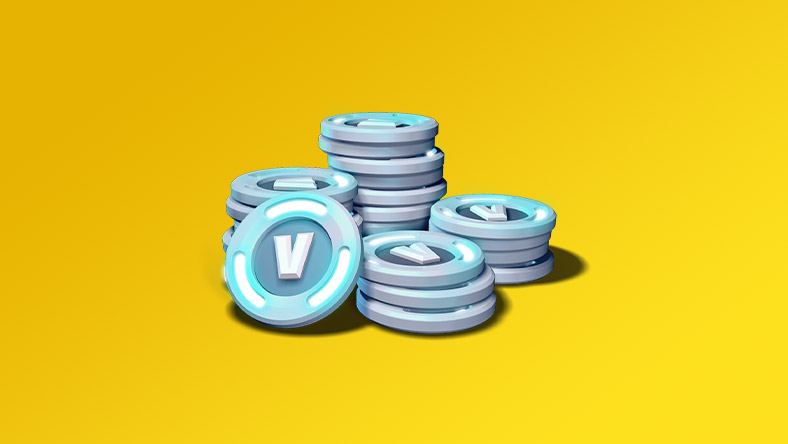 A pile of 1,000 V-Bucks.