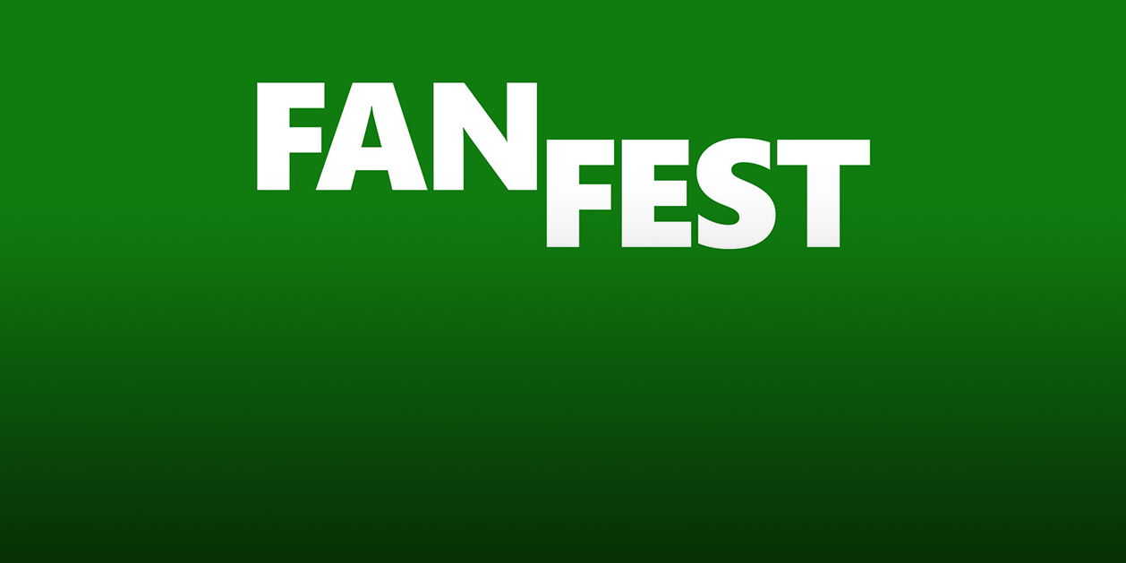 Fanfest logo on green background