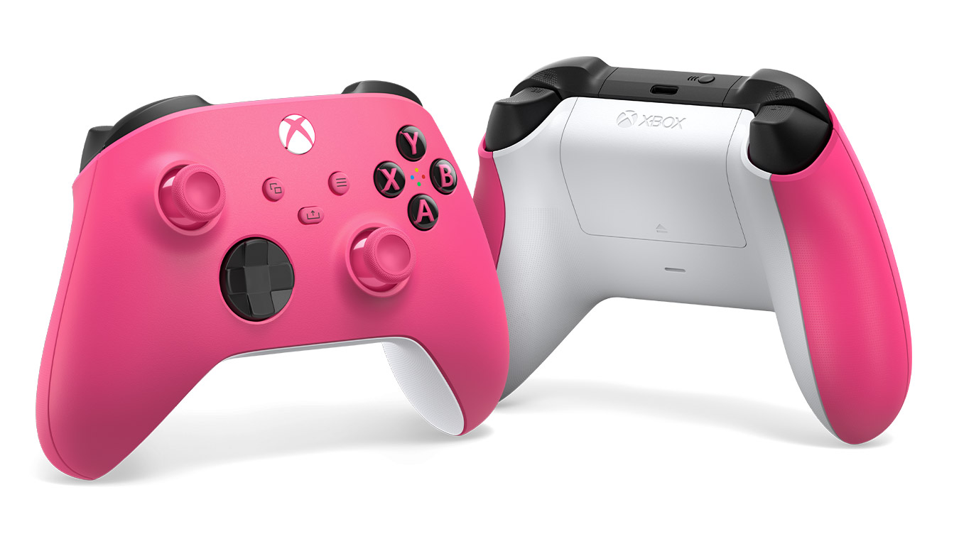 Pink on sale xbox controller