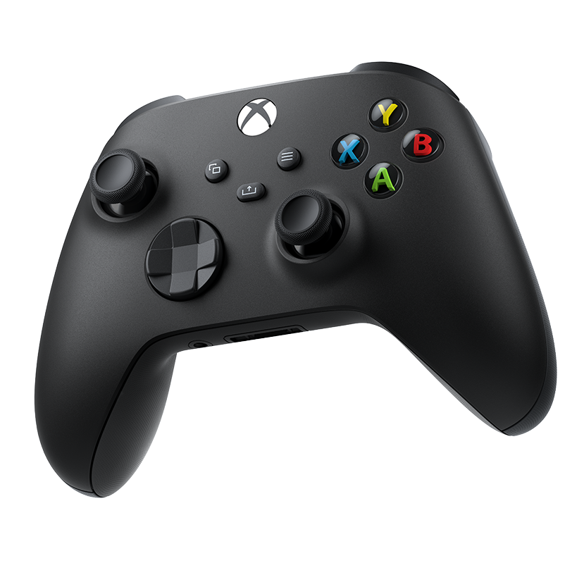 Kontroler bezprzewodowy Xbox w kolorze Carbon Black