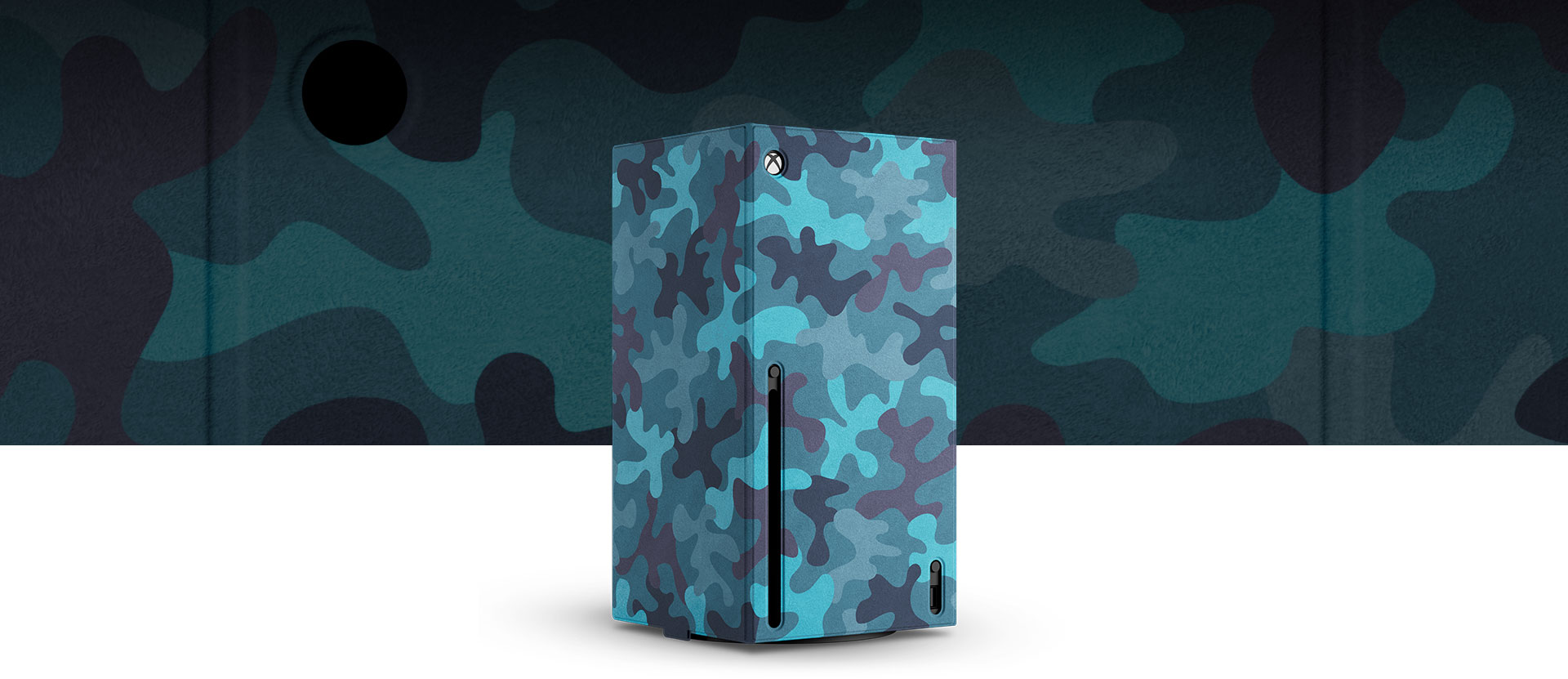 Xbox Series X-consolewrap in mijncamouflage