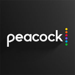 Peacock logo.