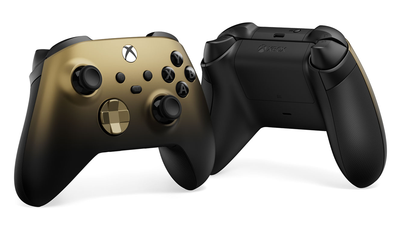 Manette sans fil Xbox - Édition Spéciale Gold Shadow pour la Xbox Series X/S,  la Xbox One et les appareils Windows