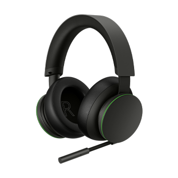 Vue détaillée du casque sans fil Xbox