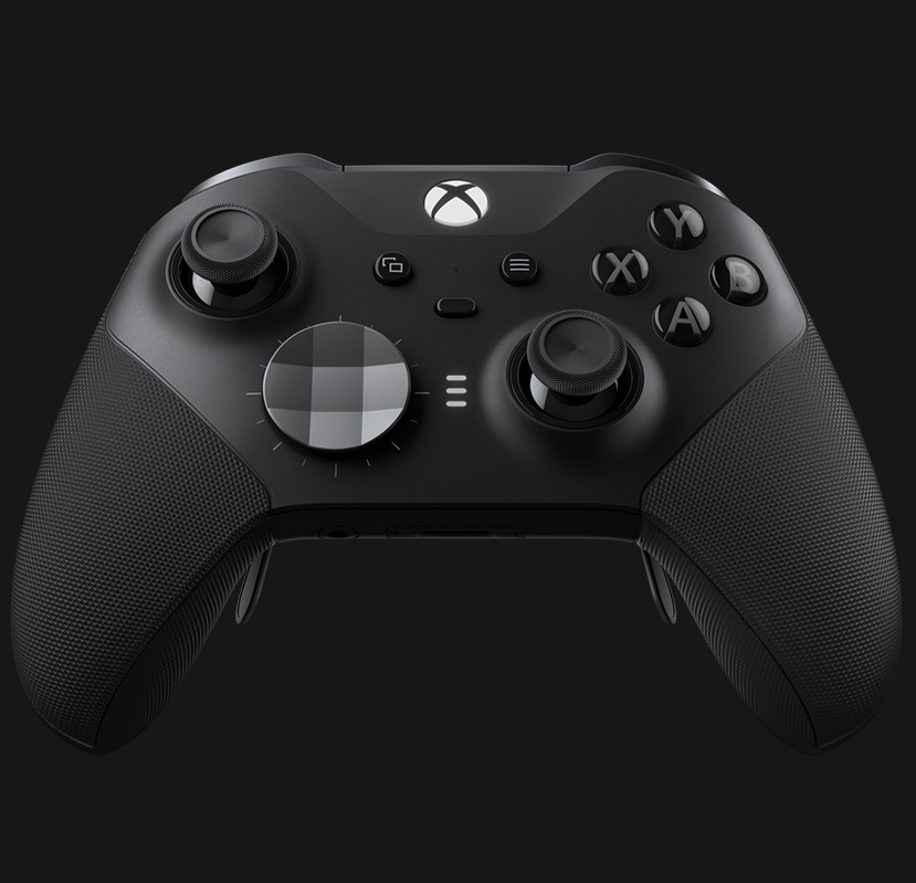 Az Xbox Elite Series 2 vezeték nélküli kontroller alulnézeti képe