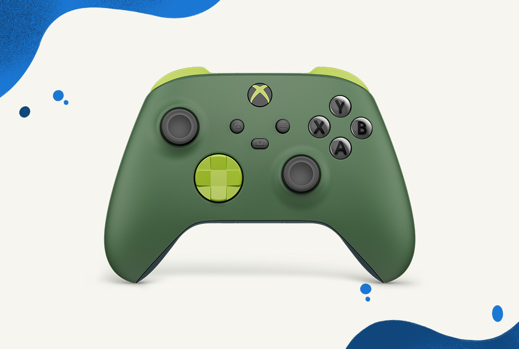 Vooraanzicht van de Xbox draadloze controller - Remix Special Edition