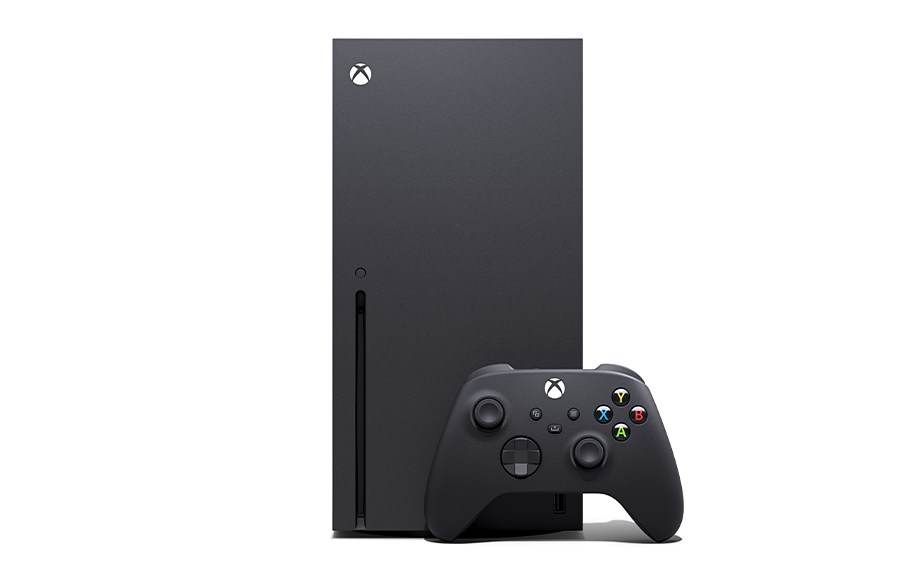 Xbox series X console and controller