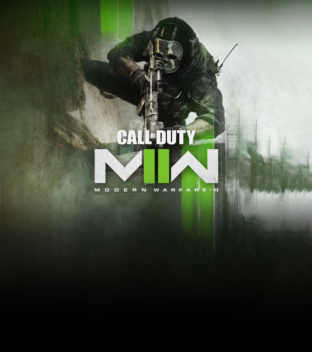 Call of Duty: Modern Warfare II, un operador se agacha, preparándose.