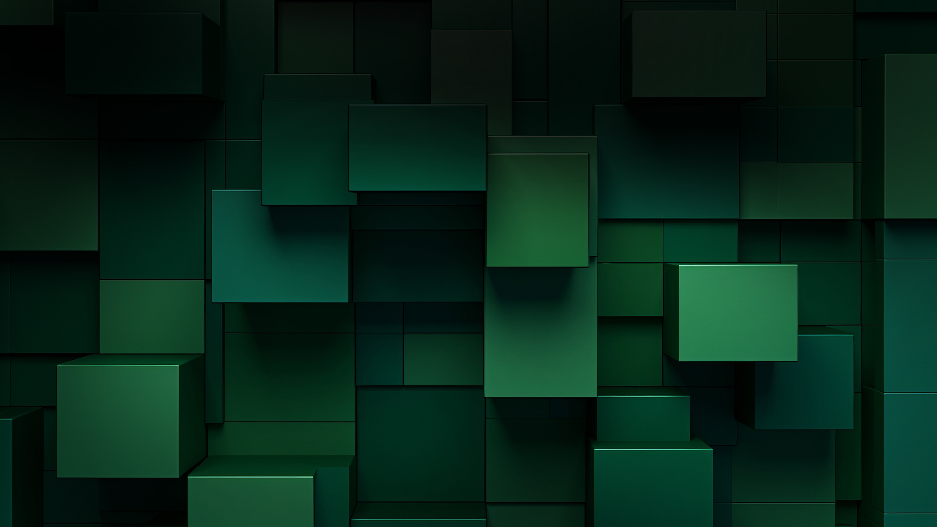hero visual, featuring the campaign name and Game Pass logo on a background comprised of stacked green 3D blocks