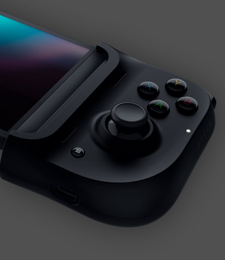 Joystick droit et boutons de la manette Kishi