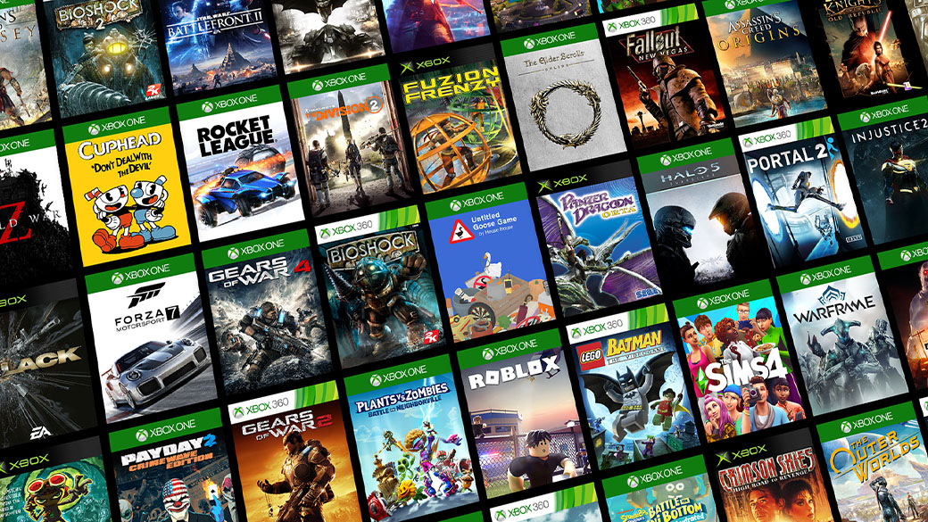 Xbox games on on sale xbox 360 list