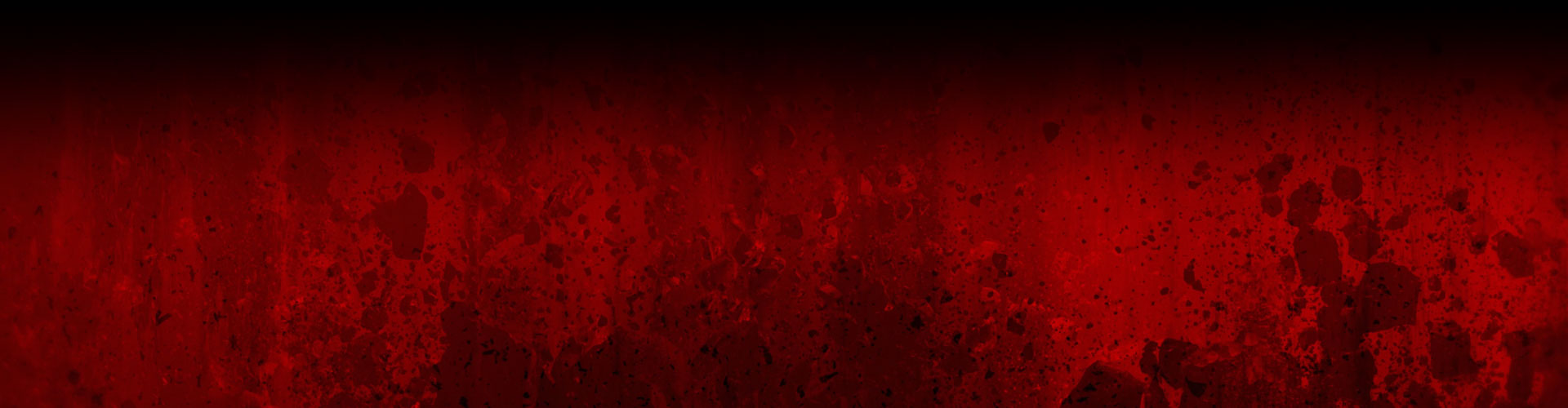 Eine rotes Wand, die mit dunkler Spritzer und Bildern zerstörter Felsen bedeckt ist