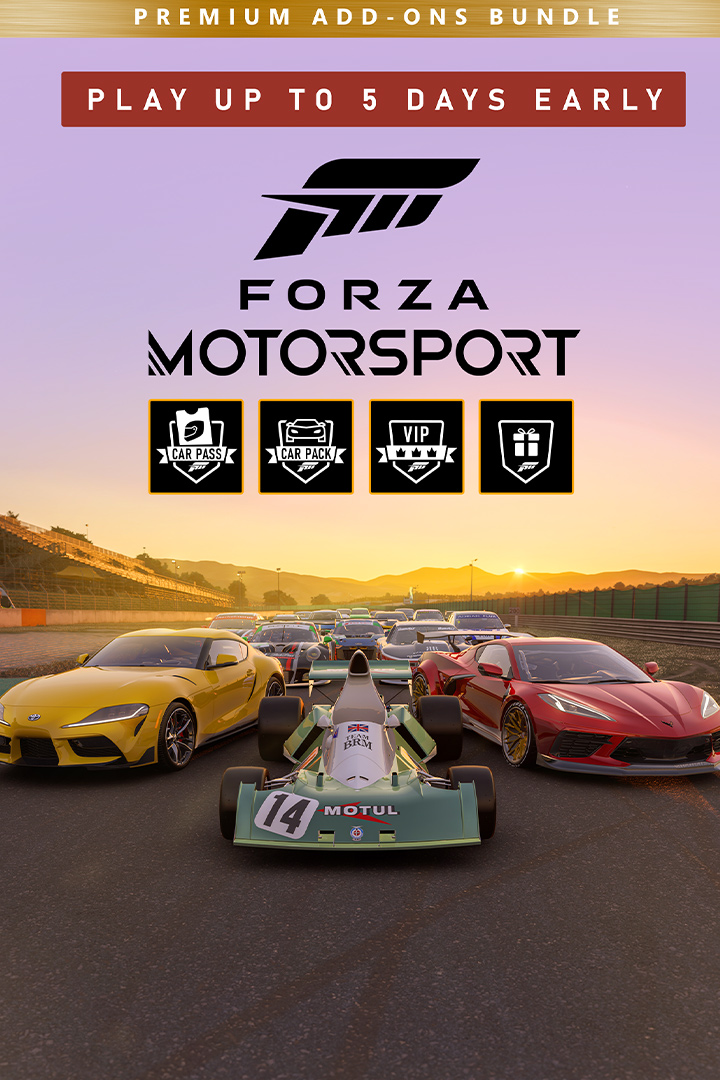 Illustration de la boîte de jeu de Forza Motorsport