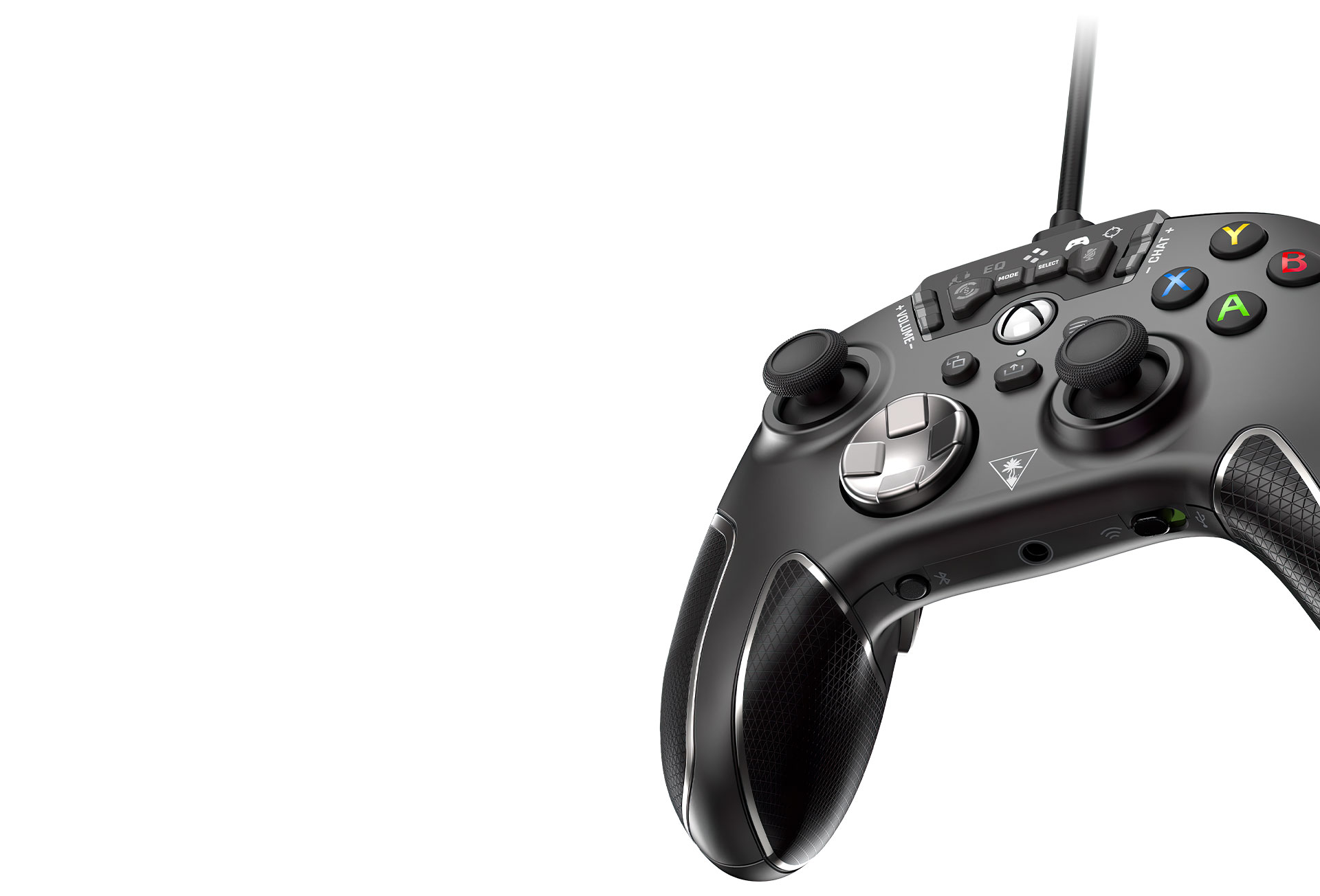 Recon Cloud Hybrid-Gamecontroller aus schrägem Winkel von rechts vorne