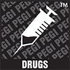 PEGI-beschrijving voor drugs