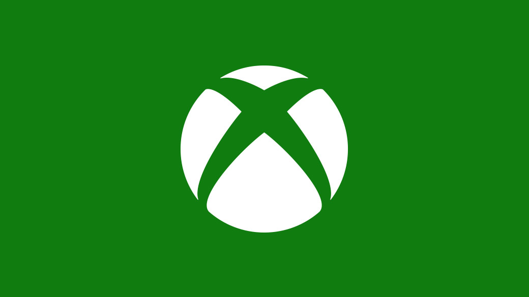 Logo Xbox avec arrière-plan vert