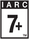 IARC rating symbol: 7+
