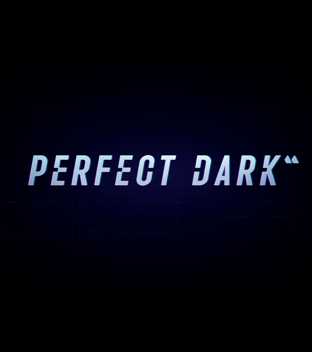 Animación del parpadeo del logotipo de Perfect Dark