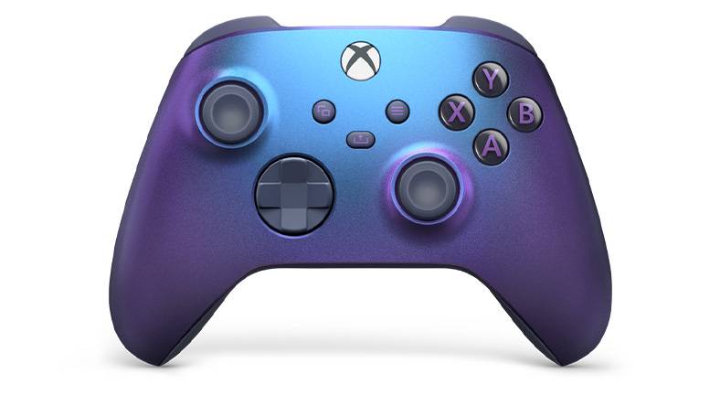 O Controle Sem Fio Xbox Stellar Shift Special Edition.