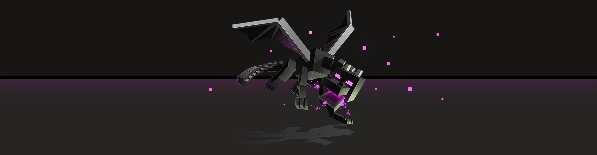 Ender Dragon ze hry Minecraft.