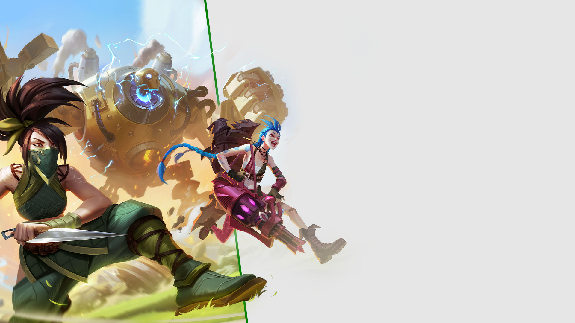 League of Legends: Wild Rift, a team of champions sprints across the battlefield to claim victory as they go up against enemy players.