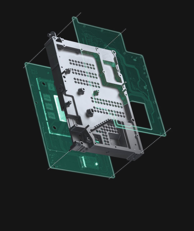 Xbox Series X heat-sink chassis