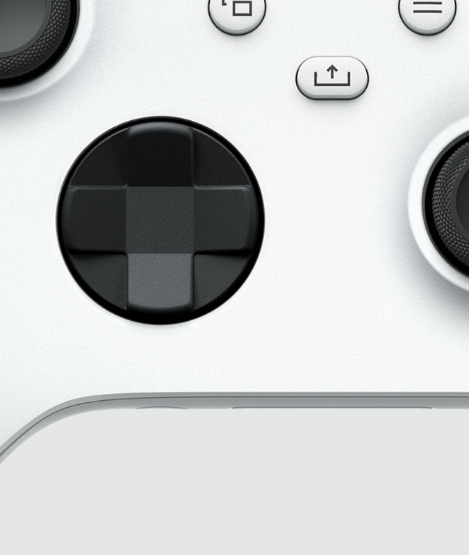 Xbox kablosuz oyun kumandasının güncelleştirilmiş yön düğmeleri