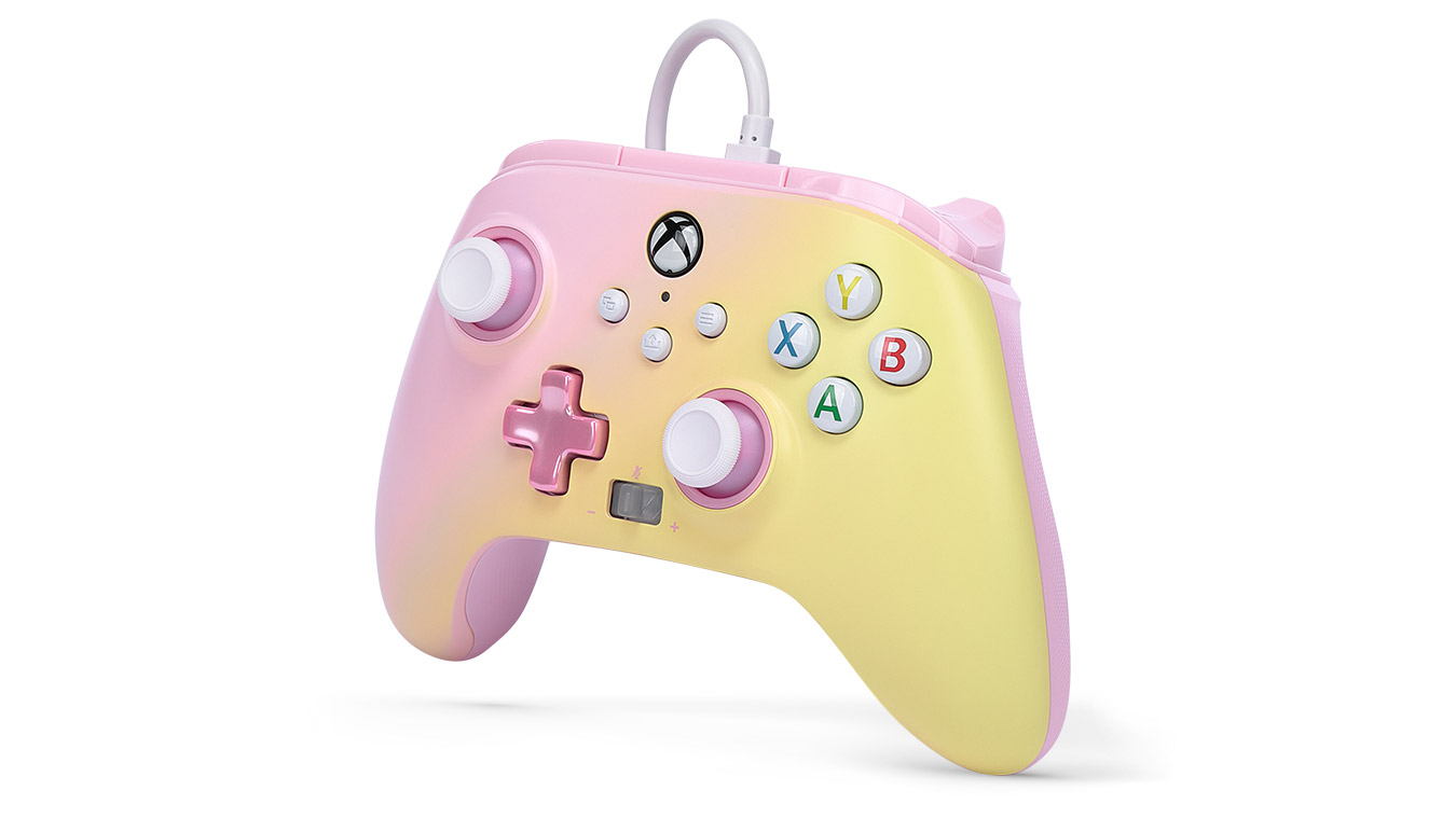 Pink wired store xbox one controller