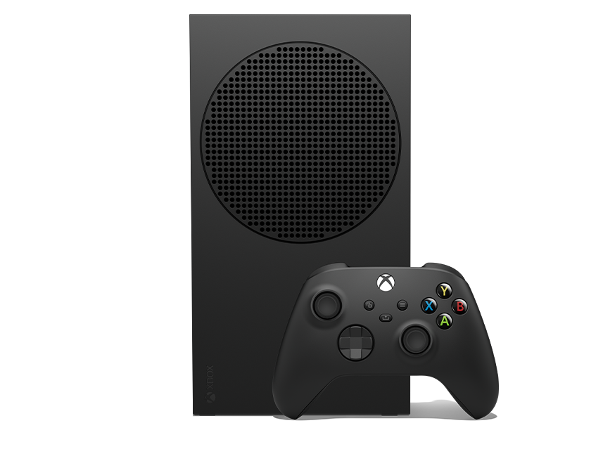 Xbox Series S – 1TB Carbon Black with Xbox Wireless Controller – Carbon Black