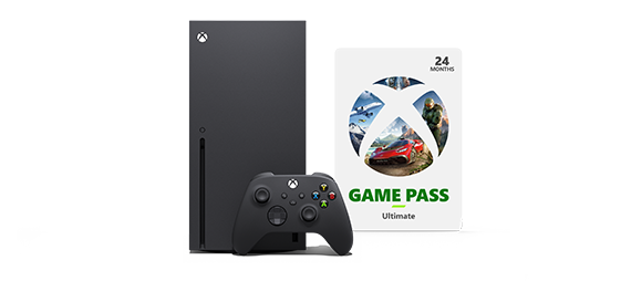 Xbox Series X with Xbox Game Pass box