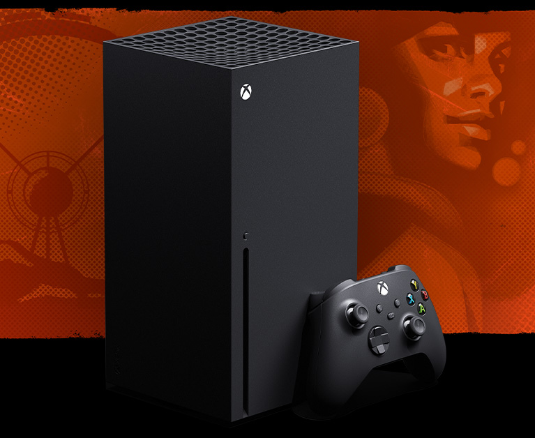 Konsola Xbox Series X z kontrolerem