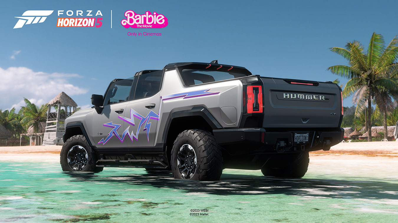 Forza Horizon 5 recebe dois carros grátis do filme Barbie