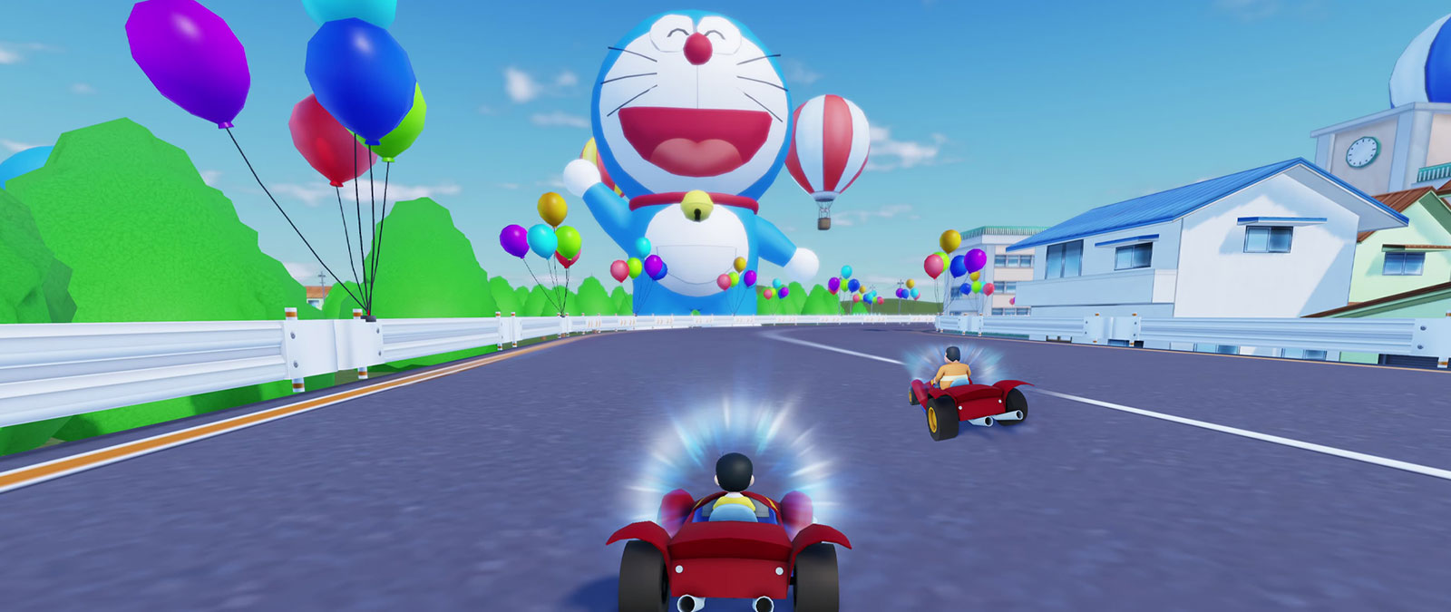 Screencap of Doraemon Nobita’s Go-Go Ride!’s gameplay