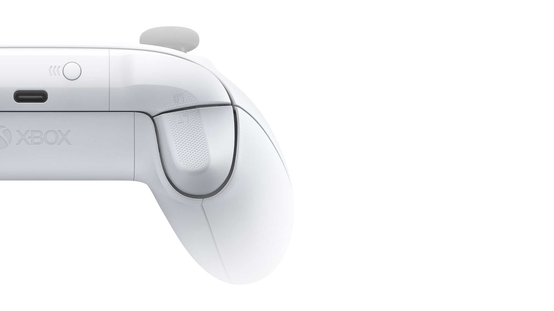Xbox Wireless Controller – Weiße strukturierte Grifffläche