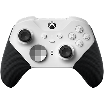 Vista di dettaglio del Controller Wireless Elite per Xbox Series 2 – Core (Bianco)