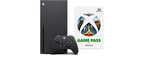 Xbox Series X with Xbox Game Pass box