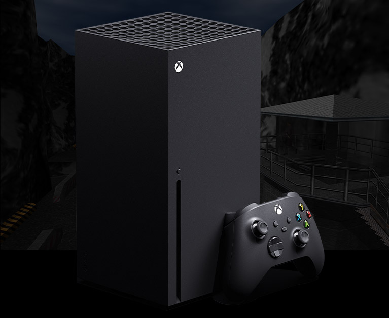 Xbox Series X console plus controller