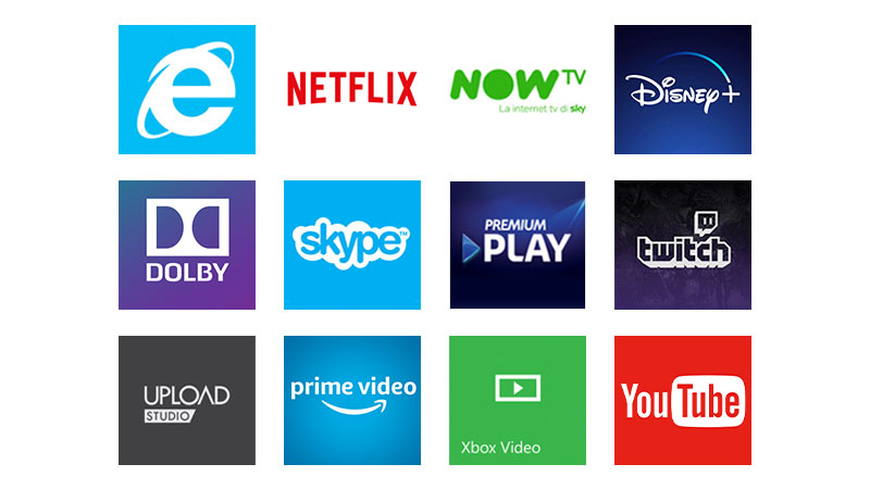 Accedi a centinaia di applicazioni e servizi sulla tua Xbox: film, musica e giochi.