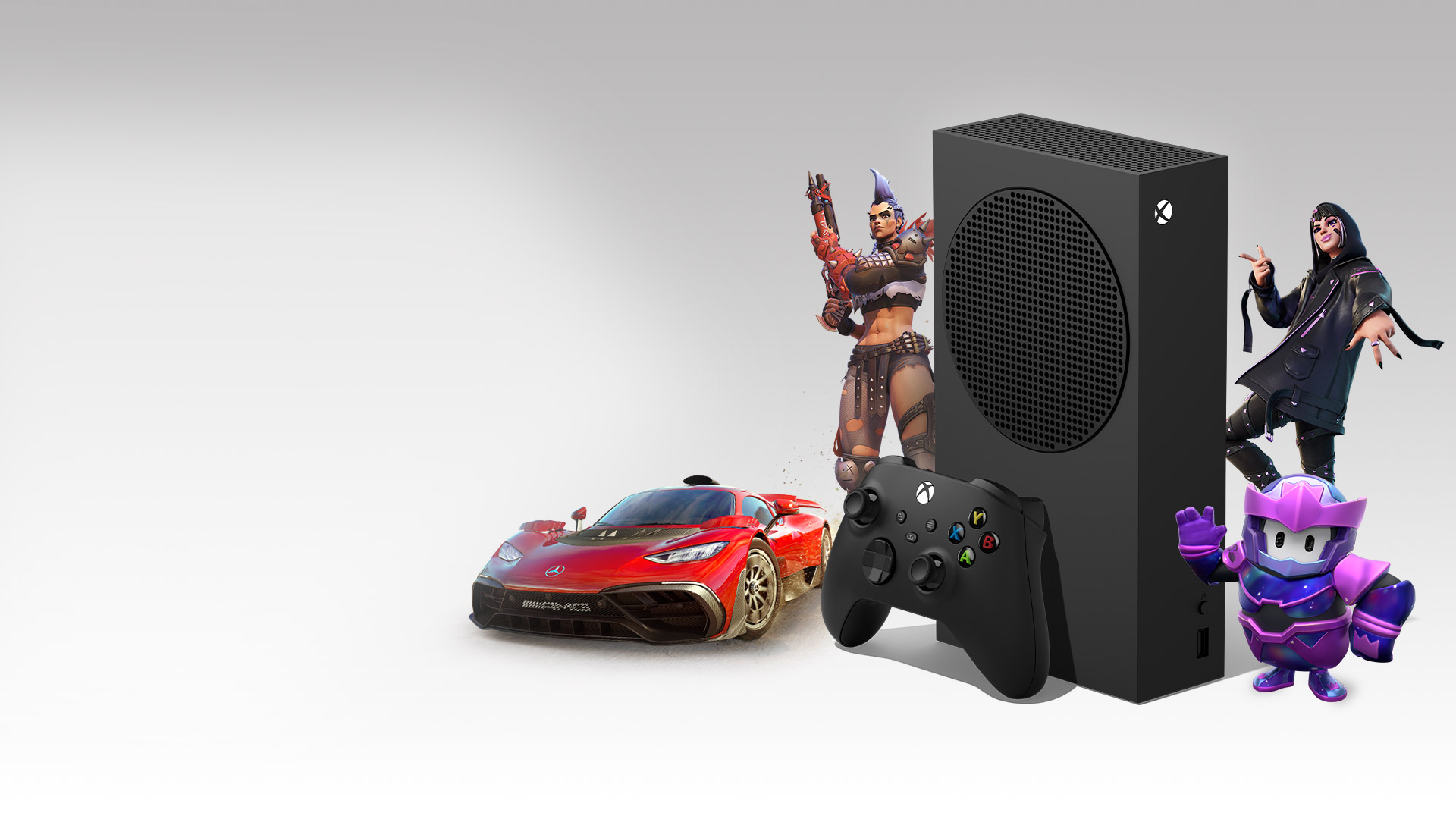 Xbox Series S – 1TB 和 Xbox 無線控制器 – 碳黑色