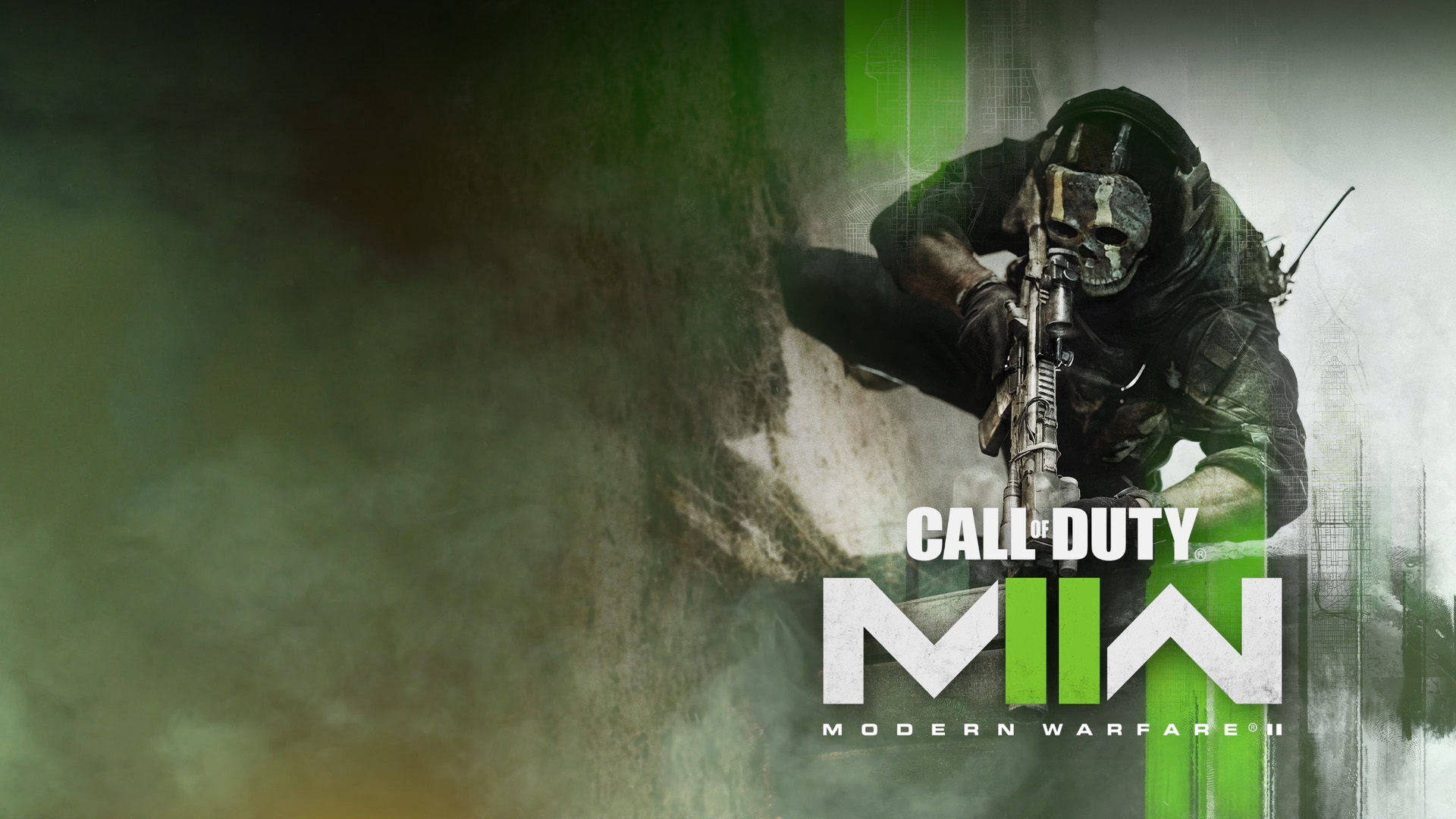 『Call of Duty: Modern Warfare II』で、しゃがみこんで準備するオペレーター。