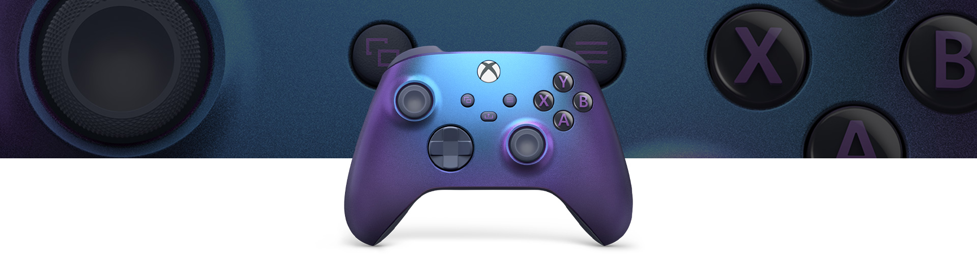 Purple and black store xbox one controller