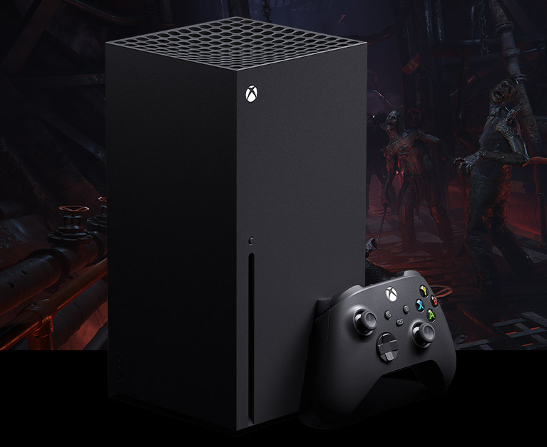 Xbox Series X console plus controller