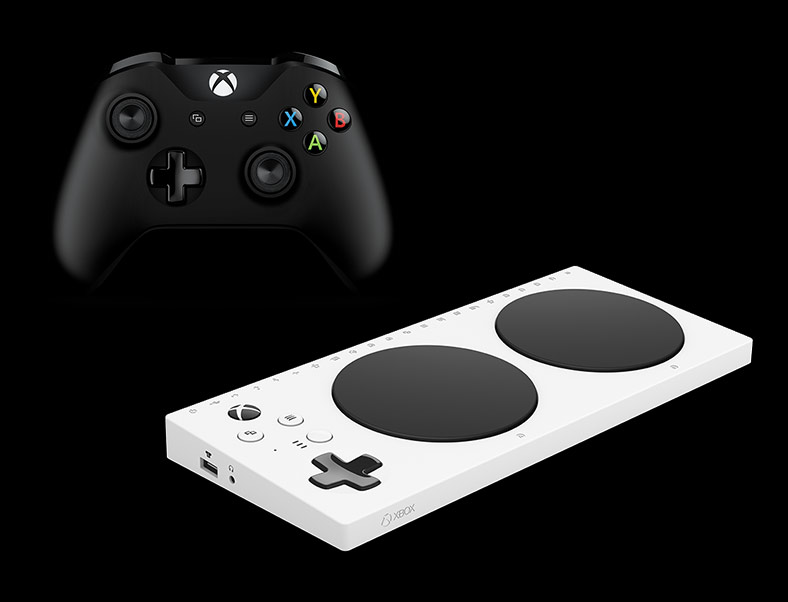 Trådløs Xbox One Controller og Xbox Adaptive Controller