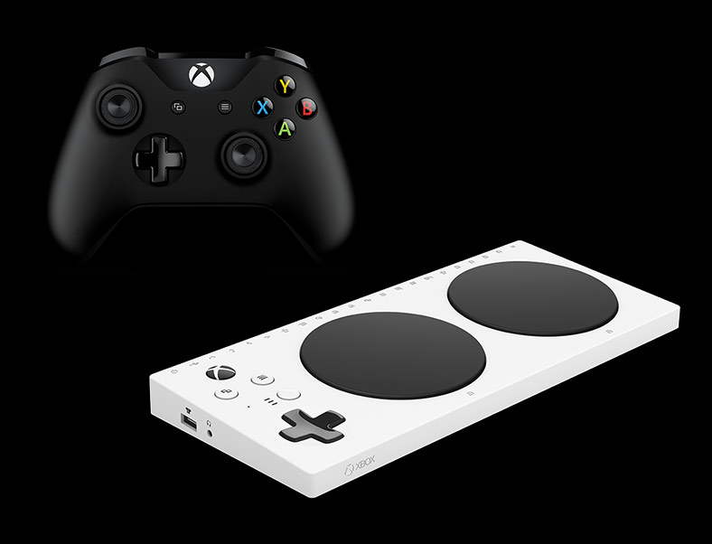 Manette sans fil Xbox One et manette adaptative Xbox