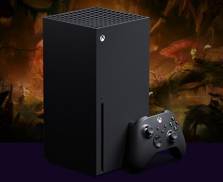 Xbox Series X-konsol plus handkontroll