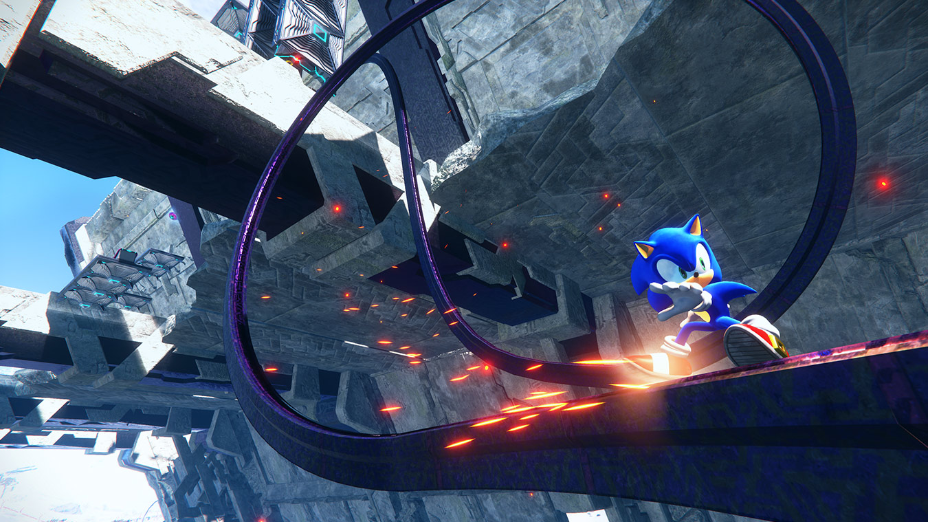 Sonic Frontiers Gameplay Shows A Tiny Sonic Who Takes Down Giants - Gameranx