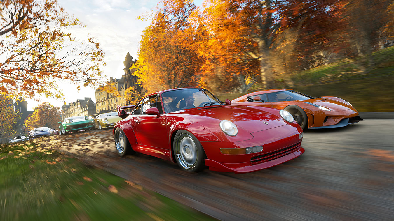  Forza Horizon 4 Xbox One - Xbox One supported - ESRB Rated E  (Everyone) - Racing Game - Collect over 450 cars - Race. Stunt. Create.  Explore - Xbox One X Enhanced : Microsoft Corporation