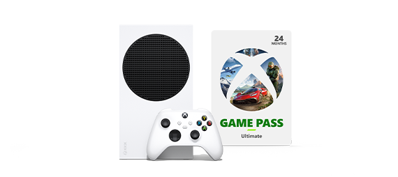 Xbox Series S with Xbox Game Pass box